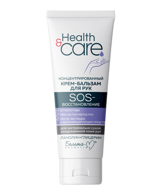 Белита-М Health & Care Крем-бальзам д/рук концентрированный SOS-восстановление 60г