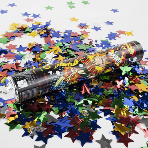 Пневмохлопушка,Комиксы, СДР, Звезды фольга, 30 см - Simaland фото 2