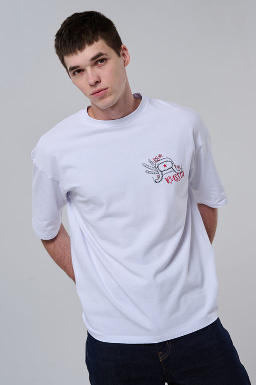 8579 футболка оверсайз мужская