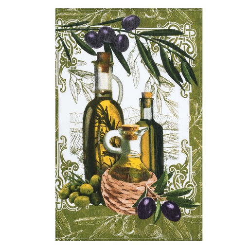 Цена за 2 шт. Полотенце кухонное Оливки 35х602 см - Доляна фото 2