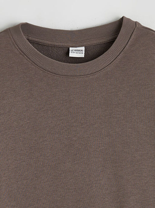 Bisiklet Yaka Erkek ?ocuk Sweatshirt