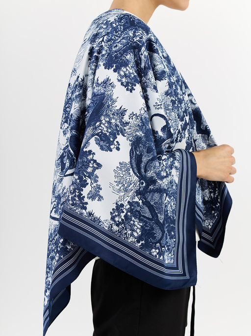 Большой, мягкий, тонкий и очень нежный платок с рисунком. - Tantino фото 3