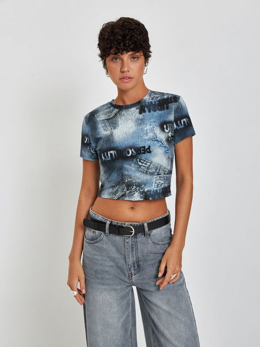 10200510108 Футболка жен. Sanjose синий - Concept club фото 2