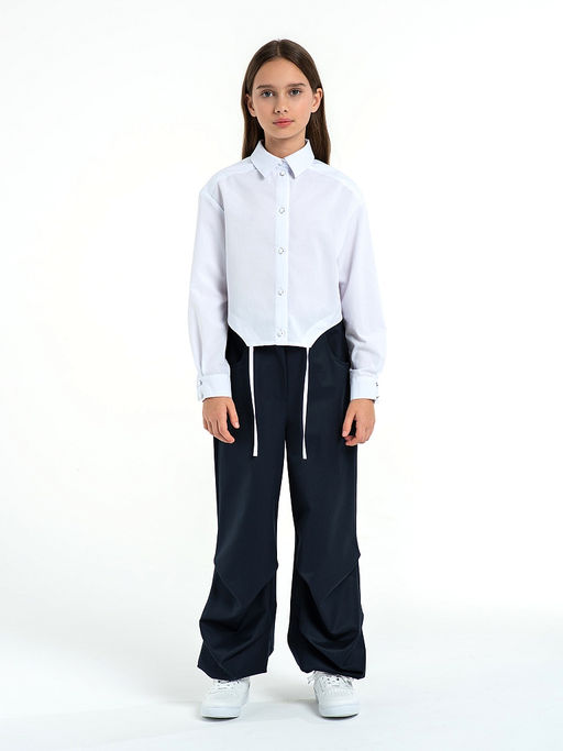 Школьные брюки для девочки Mooriposh, модель 0447