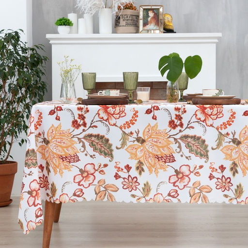 Скатерть «Доляна. Летние цветы», 145×220 см, 100% п/э