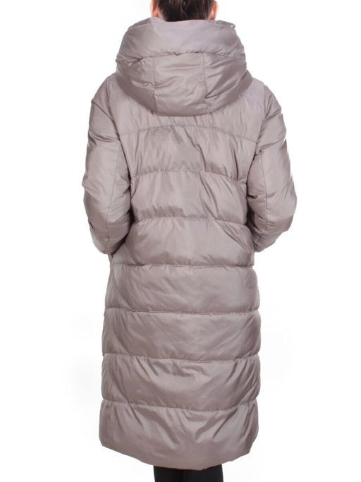 2118 LIGHT GRAY Пальто зимнее женское MELISACITI (200 гр. холлофайбера) - Fashion фото 5