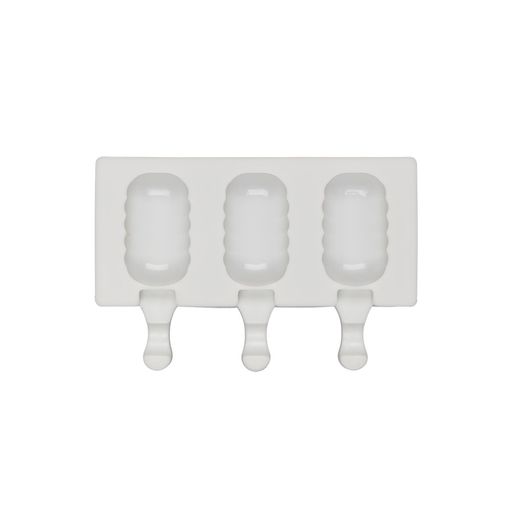Форма силиконовая S-CHIEF для мороженого SPC-0402 19.4 x 13 x 2.4 см волны - 3 ячейки