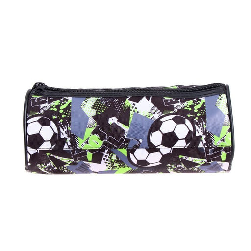Пенал-тубус школьный Calligrata «Футбол», на молнии, 2 отделения, МИКС