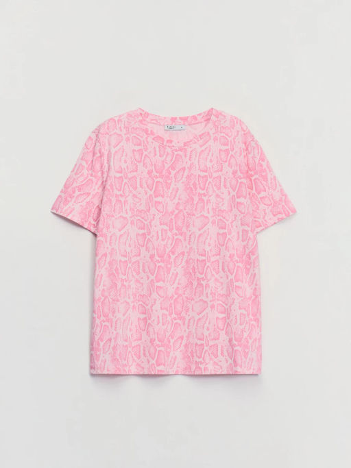 Футболка из хлопка с принтом / Zarina  фото 7