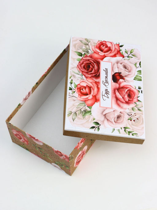 Набор подарочных коробок 10 в 1 Flowers, 32.5?20?12.5 - 12?7?4 см