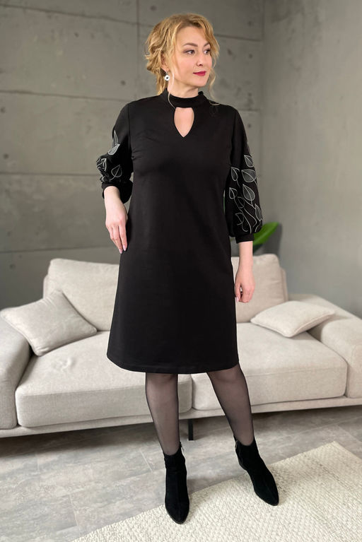 Платье Rumoda 2165 черный фото 2