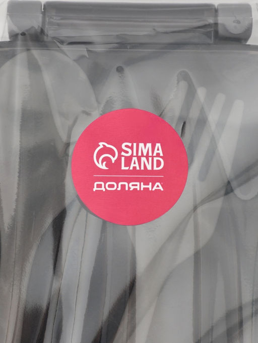 Ланч-бокс, 2 отделения, 2 яруса, с вилкой и ложкой, бутылкой 500мл,20х17х5,5 см, цвет серый   109495