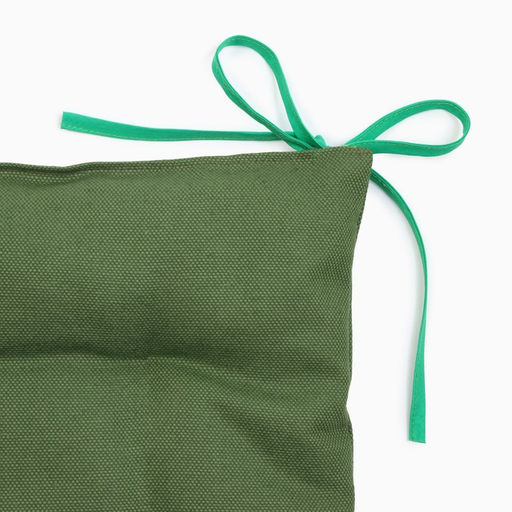 Подушка на стул «Этель» Freedom green, 42×42 см, зелёная