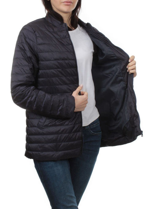 K-622 INK BLUE Куртка демисезонная стеганая женская (70 гр. холлофайбер) - Фабричный китай фото 7