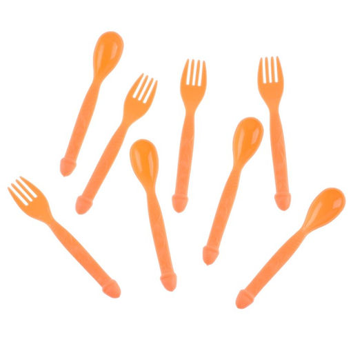 Столовые приборы Всё в твоих руках, набор 8 штук, вилки, ложки, 18+ - Simaland фото 4