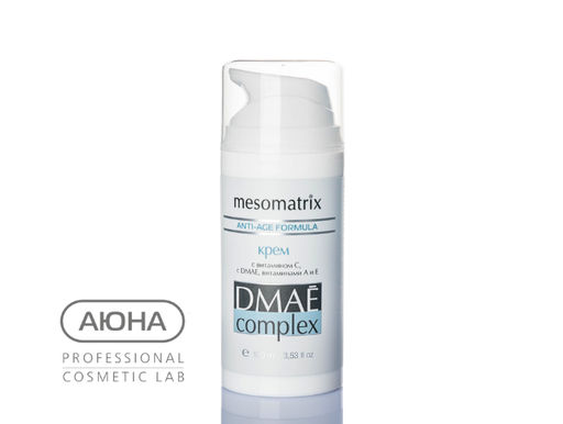 Антивозрастной крем с DMAЕ, ГК, вит А и Е - Mesomatrix фото 4