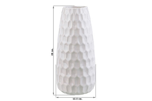 Ваза 28 см 2,5 л Соты латте - Elan gallery фото 2