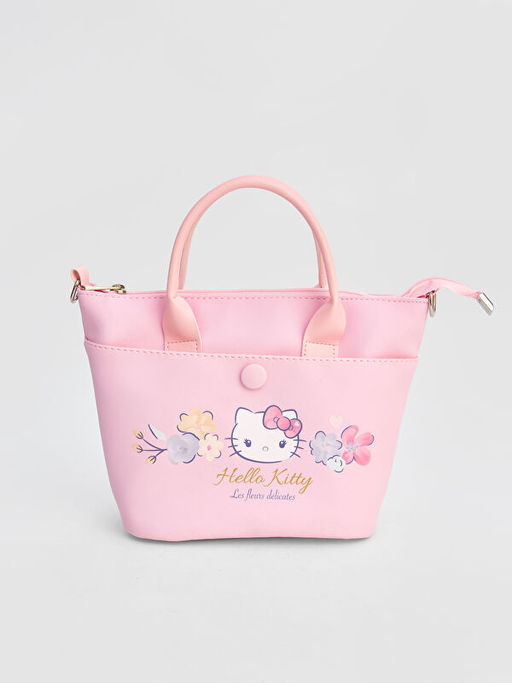 Hello Kitty Bask?l? K?z ?ocuk Omuz ?antas?