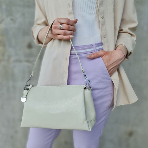 Женская кожаная сумка через плечо 0100-14 - Cidirro фото 4