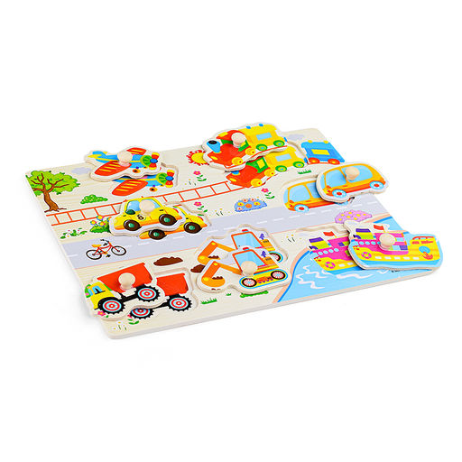 Пазл-вкладыш Транспортный - Щепочка фото 3