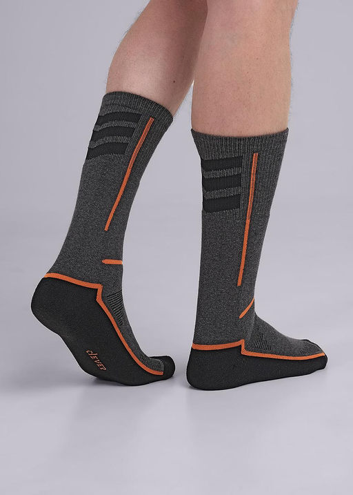 (CLE) Т107П носки муж. термо длинные (ЧЗ)