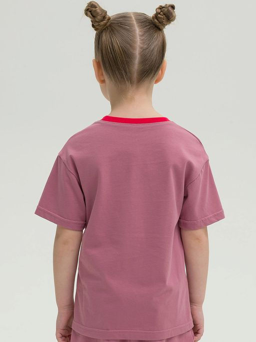 PELICAN, футболка для девочек, Розовый  фото 2