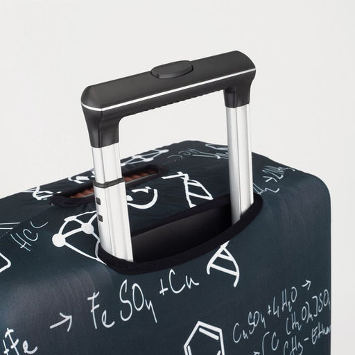 Чехол на чемодан 28, цвет чёрный - Simaland фото 4