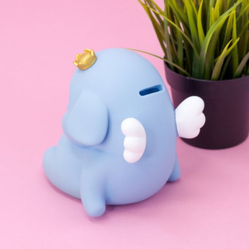 Копилка "King elephant", blue (14 см), пластик