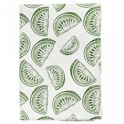 Скатерть 150х145см "Астурия зеленый", длина стола до 110см, на 4 персоны, рогожка (хлопок 100%) 171г/м2, упаковка классическая, пакет ПВХ 28х41см, "Домашняя мода" (Россия)