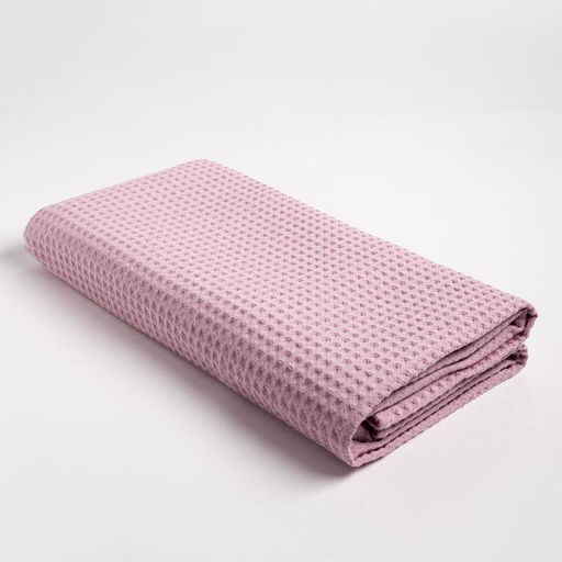 Полотенце вафельное Этель 70*140 см. цв.нежная лаванда, 100% хл, пл 240 г/м2  фото 4