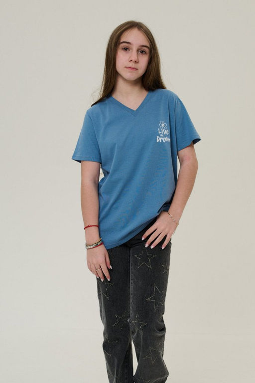 футболка для девочки Д 0142-07 -50% - Mix-mode фото 3