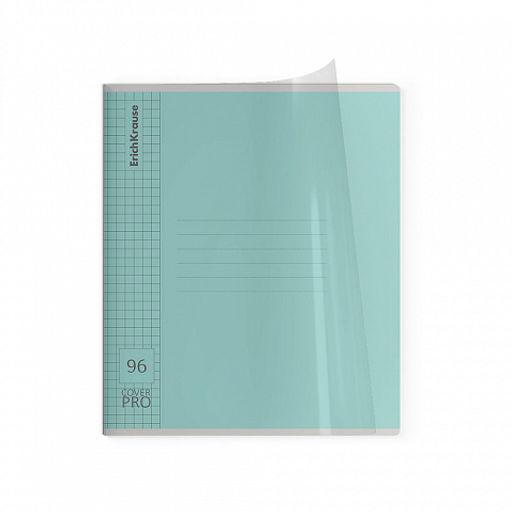 Цена за 5 шт. Тетрадь общая ученическая с пластиковой обложкой на скобе ErichKrause Классика CoverPrо fizzy, А5+, 96 листов, клетка_MIX-PACK  фото 6