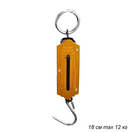 Весы безмен металлические 12 кг / J-12 /уп 12/ 192/ - ГалеонТрейд фото 2