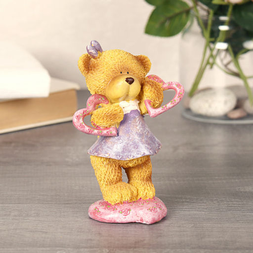 Фигурка Медвежонок с сердцем 11 см / 708-70 /уп 72/АКЦИЯ - Галеонтрейд фото 5