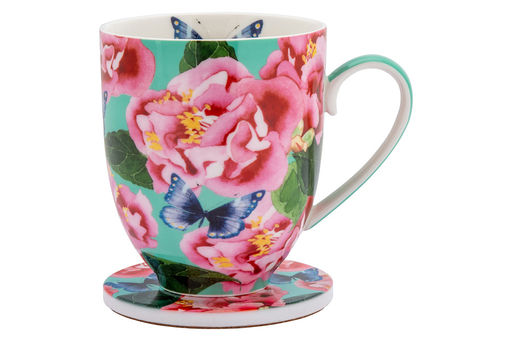 Кружка с подставкой Камелии, 0,4 л - Maxwell & Williams фото 2