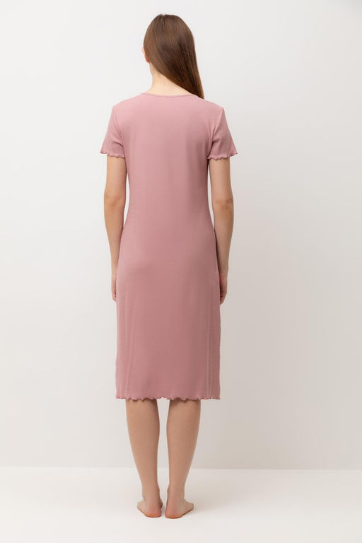 Е 10063/серая пудра сорочка ночная жен