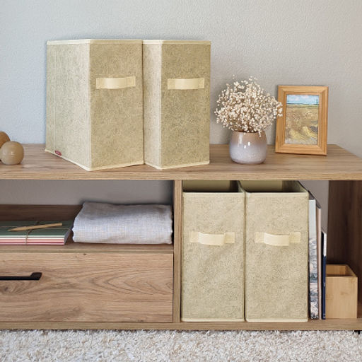 Короба стеллажные, без крышки, 15*31*31 см, набор 4 шт., MONET SUMMER, шт - Valiant фото 3