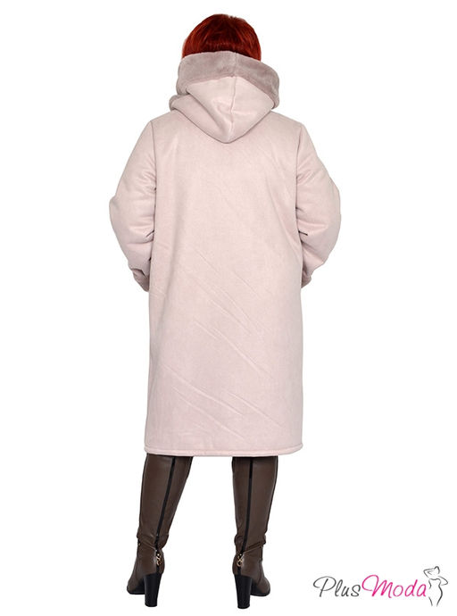 Жакет-дубленка Модель №1423 размеры 44-84 - Plusmoda фото 6