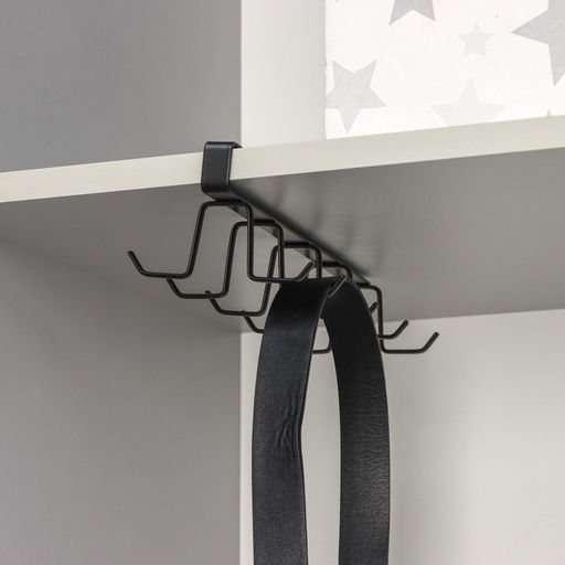 Держатель для кружек подвесной Доляна, на 12 предметов, чёрный