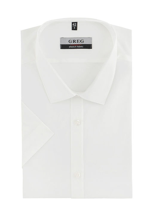 Сорочка мужская короткий рукав GREG 101/207/ZV/P STRETCH  фото 3