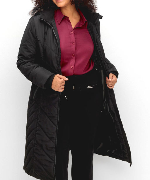 Пальто, черное - Sheego фото 3