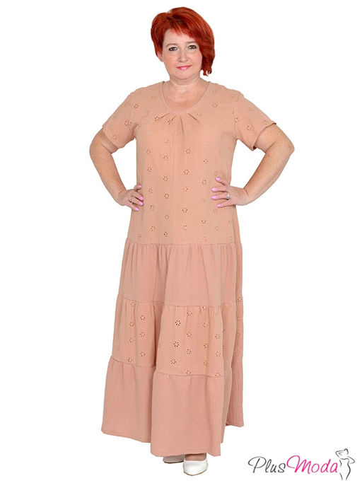 Платье Модель №1232 размеры 44-84 - Plusmoda фото 2