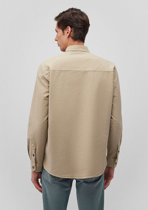 Bej Gomlek - Mavi фото 4