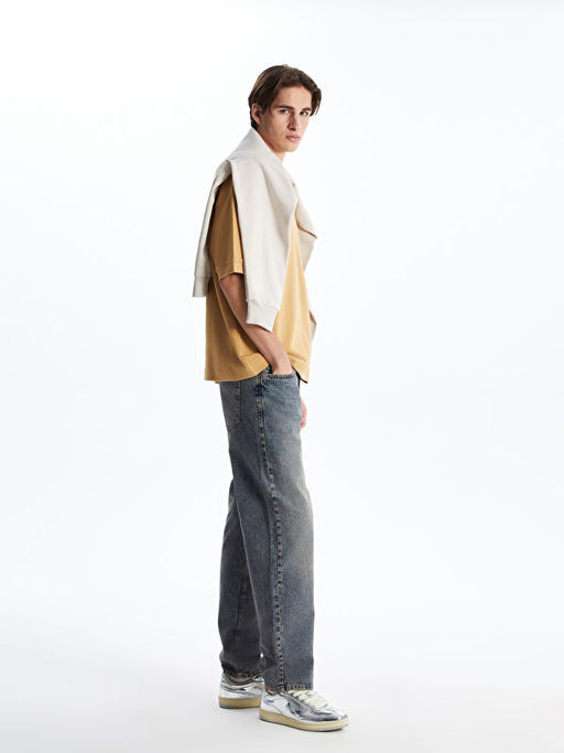 Baggy Fit Erkek Jean Pantolon