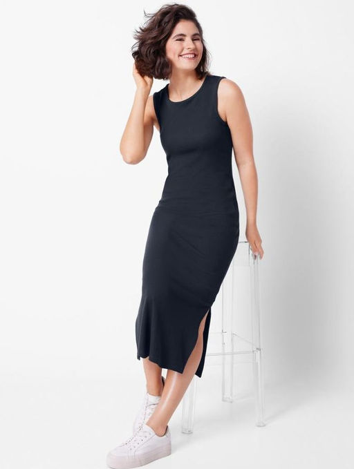 Облегающее платье в рубчик ESMARA  фото 11