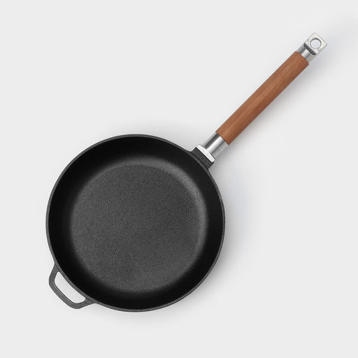 Сковорода Wild Kitchen, d=22.7 см, лопатка и губка в комплекте, чугун  фото 4