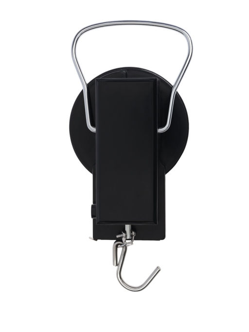 Весы-безмен механические, до 22 кг, с рулеткой, цена деления 250 г, чёрные