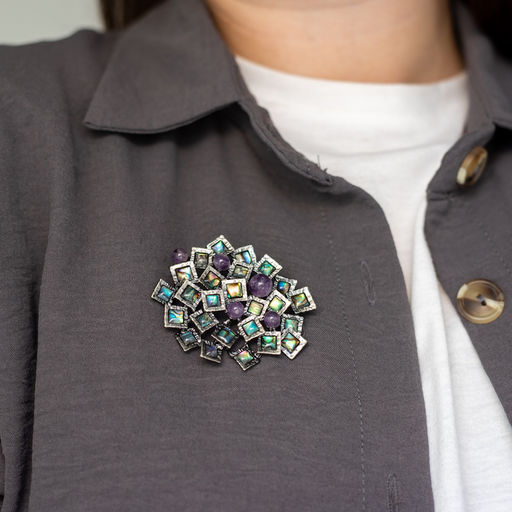 Брошь-подвеска Арт. 3-3049-B - MyGemma фото 2