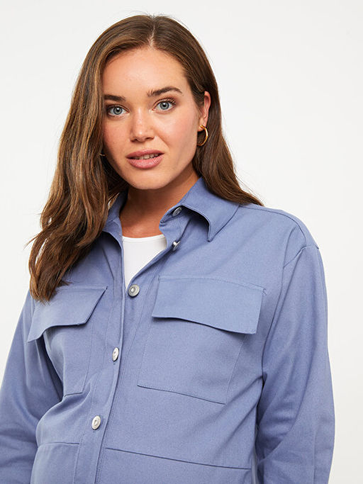 ?nden D??me Kapamal? D?z Uzun Kollu Hamile G?mlek