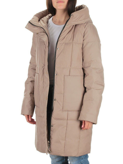 22342 DK.BEIGE Куртка зимняя женская (150 гр. холлофайбера) - Fashion фото 9